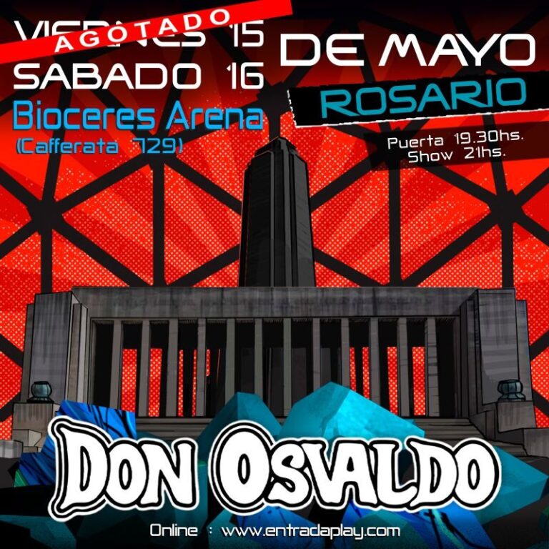 Lee más sobre el artículo Don Osvaldo vuelve a Rosario con dos fechas en Bioceres Arena